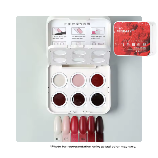 Vinimay Ombre Patting Gel Pallet 6 Slots - {Color Series RR}