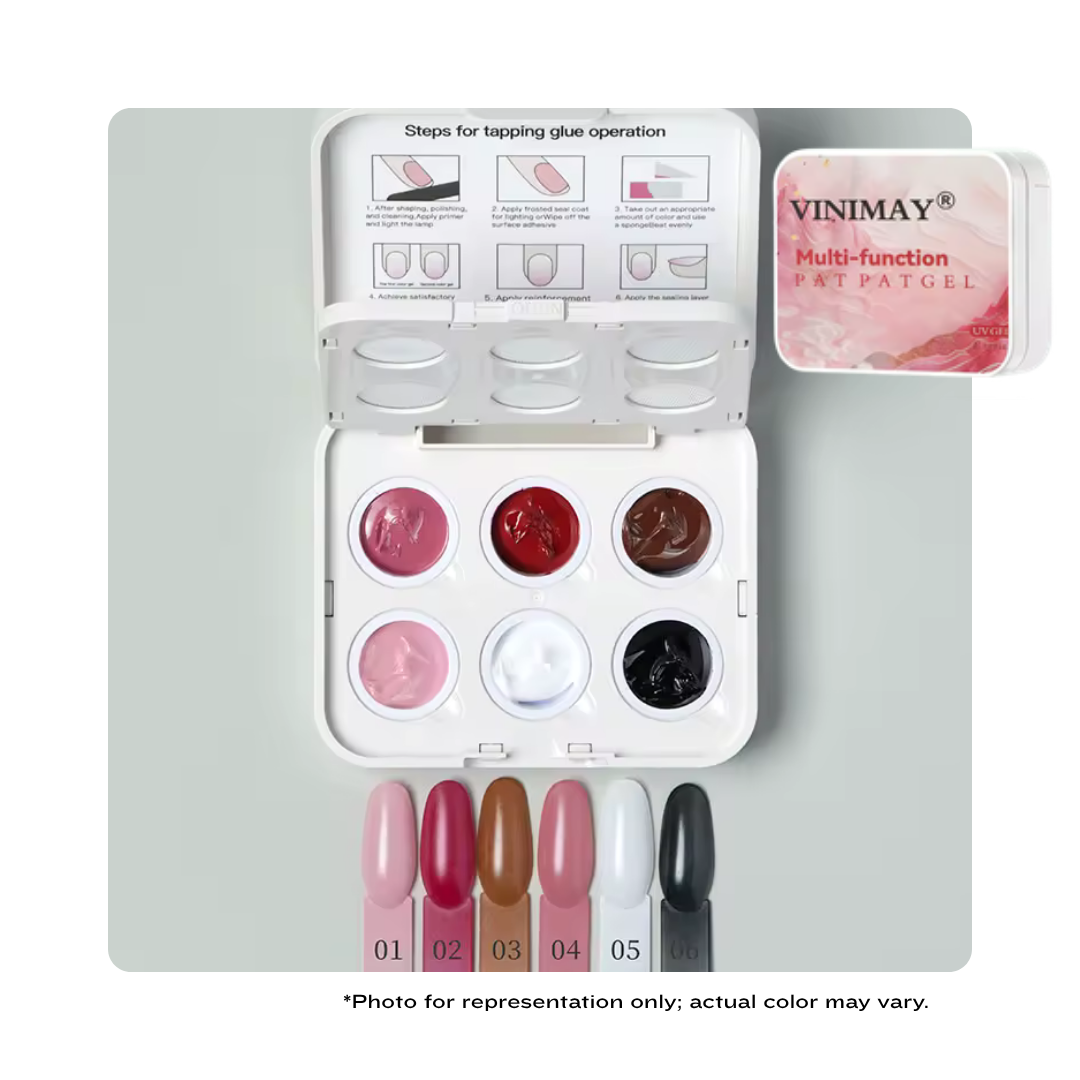 Vinimay Ombre Patting Gel Pallet 6 Slots - {Color Series E}