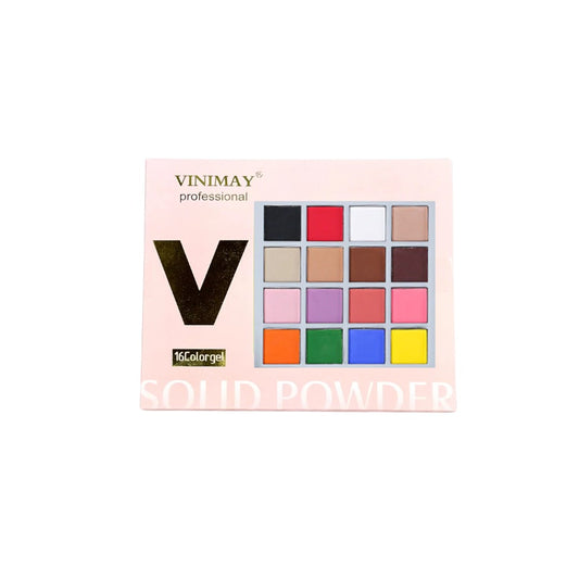 Vinimay Solid Powder Ombre Palette 16 Colors