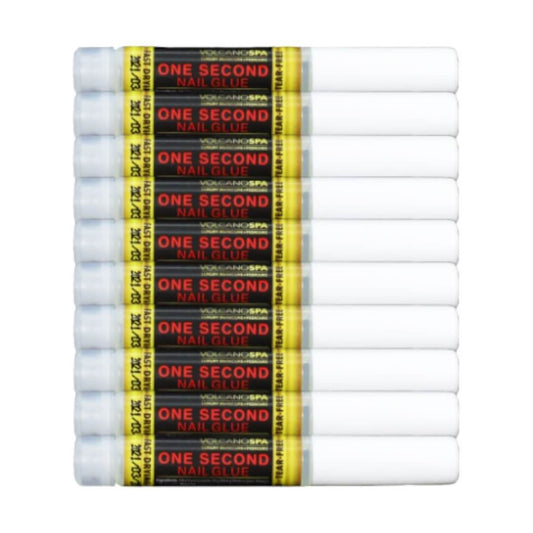 VolcanoSpa Nail Glue 1 Second (Bag of 10 Tubs)