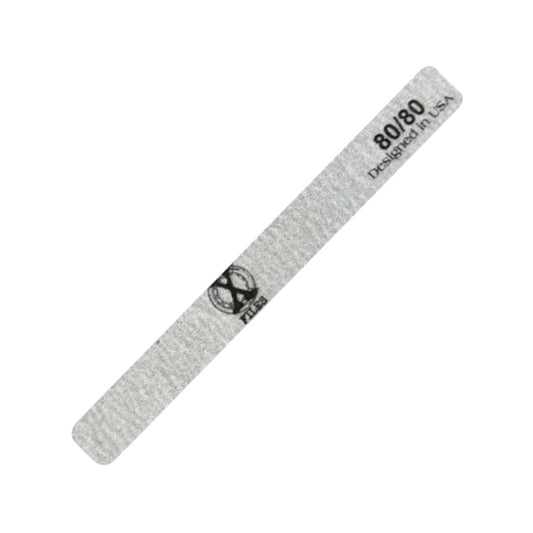 XFiles Premium Jumbo Nail File 80/80 - Zebra {Pack of 50}