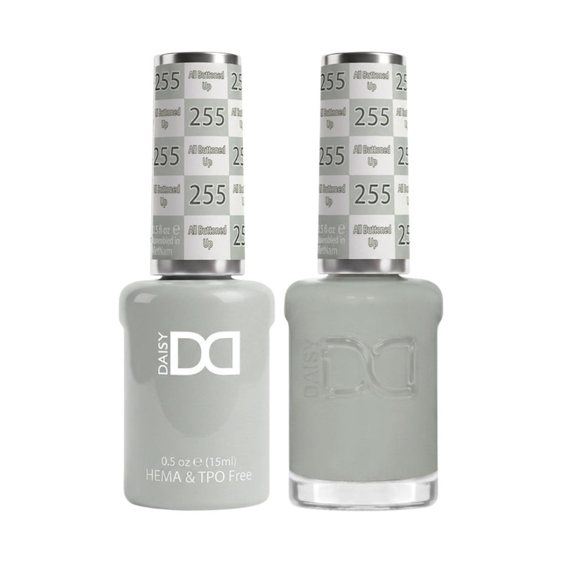 DND All Buttoned Up #DND255 - HEMA Free & TPO Free Gel & Lacquer