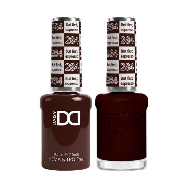 DND But First Espresso #DND284 - HEMA Free & TPO Free Gel & Lacquer
