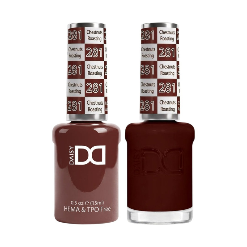 DND Chestnut's Roasting #DND281 - HEMA Free & TPO Free Gel & Lacquer