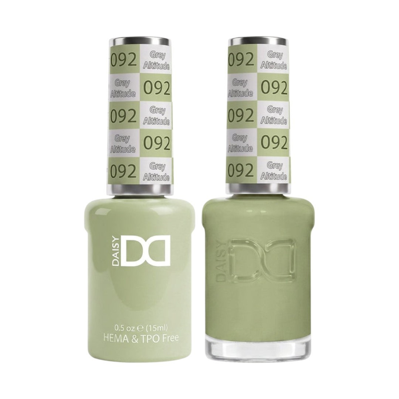 DND Grey Altitude #DND092 - HEMA Free & TPO Free Gel & Lacquer