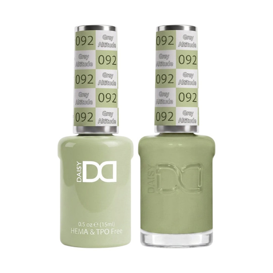 DND Grey Altitude #DND092 - HEMA Free & TPO Free Gel & Lacquer