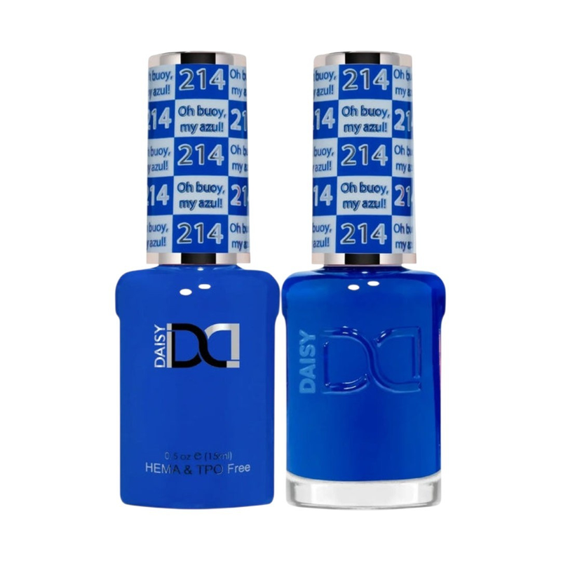 DND Oh Buoy, My Azul! #DND214 - HEMA Free & TPO Free Gel & Lacquer